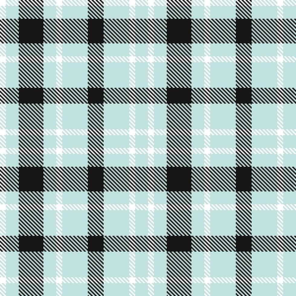 Dark Light Grey and Metallic White Seamless Tartan Textile Design vector