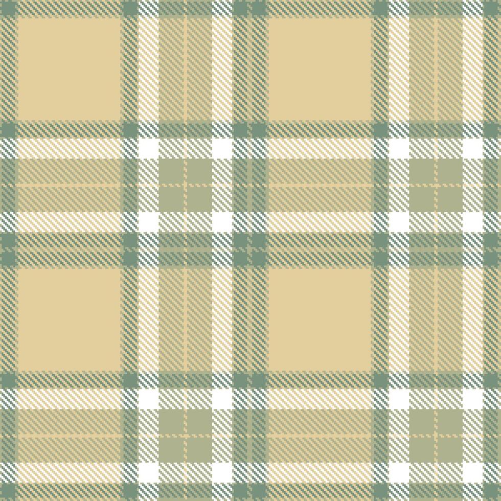 Iridescent Bland and Deep Green Grey Seamless Tartan Textile Design vector