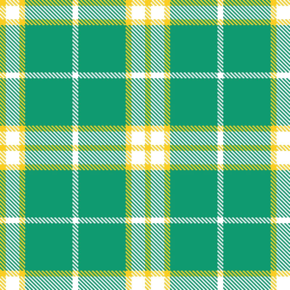 Modern Seamless Tartan in Cool Golden Yellow tones Textile Design Variant 2317 vector