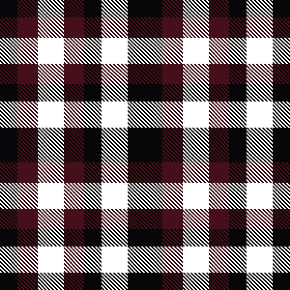 Modern Seamless Tartan in Iridescent Black tones Textile Design vector