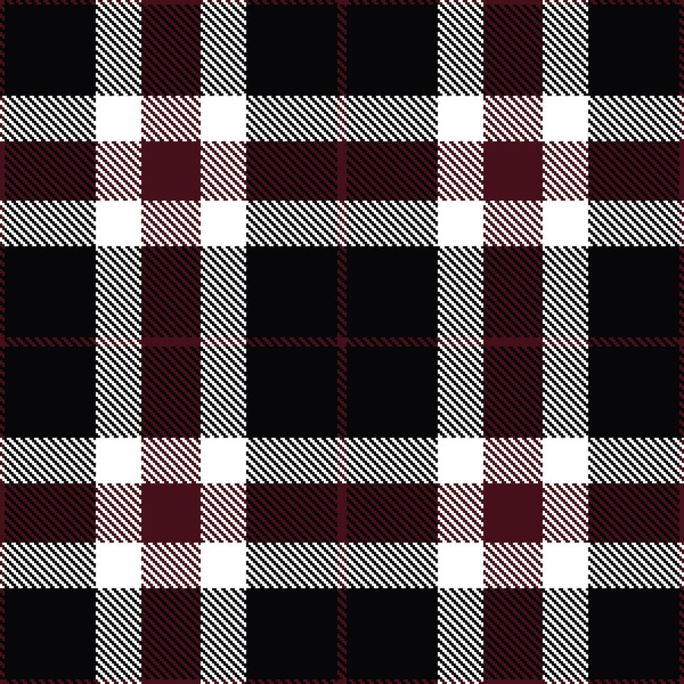 Modern Seamless Tartan in Light Dried Blood tones Textile Design vector