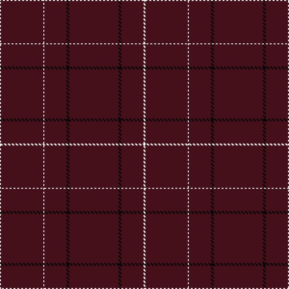 Modern Seamless Tartan in Bright Dried Blood tones Textile Design vector