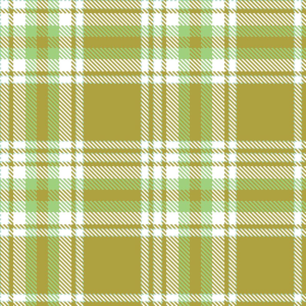 Modern Soft Pale Turquoise Seamless Tartan Textile Design vector