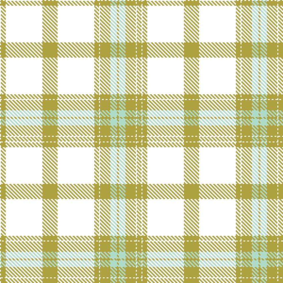 Cool Desert and Pale White Seamless Tartan Textile Design vector