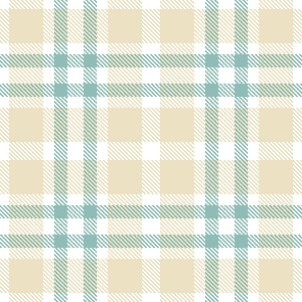 Iridescent White and Soft Pale Seamless Tartan Textile Design vector