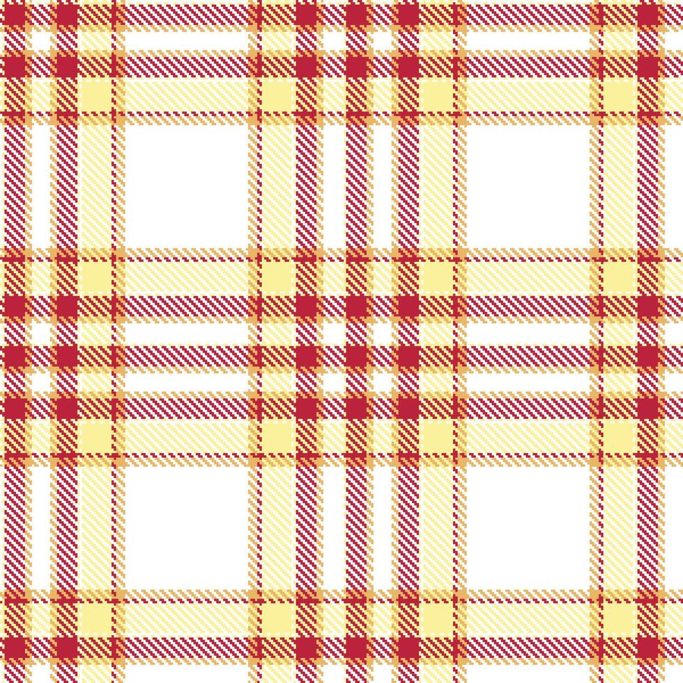 Iridescent White Seamless Tartan with Rich Dark Cream accents Textile Design vector