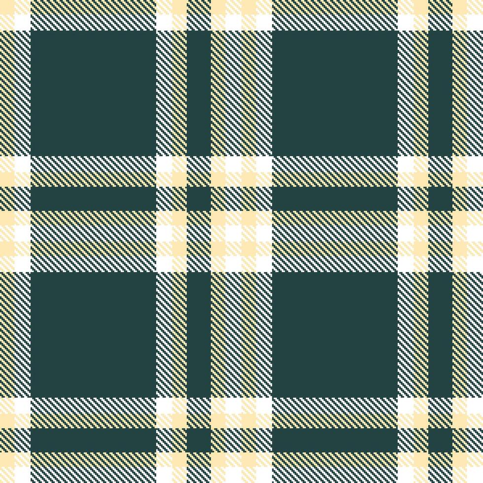 Deep Pale Peach Seamless Tartan with Metallic White accents Textile Design vector