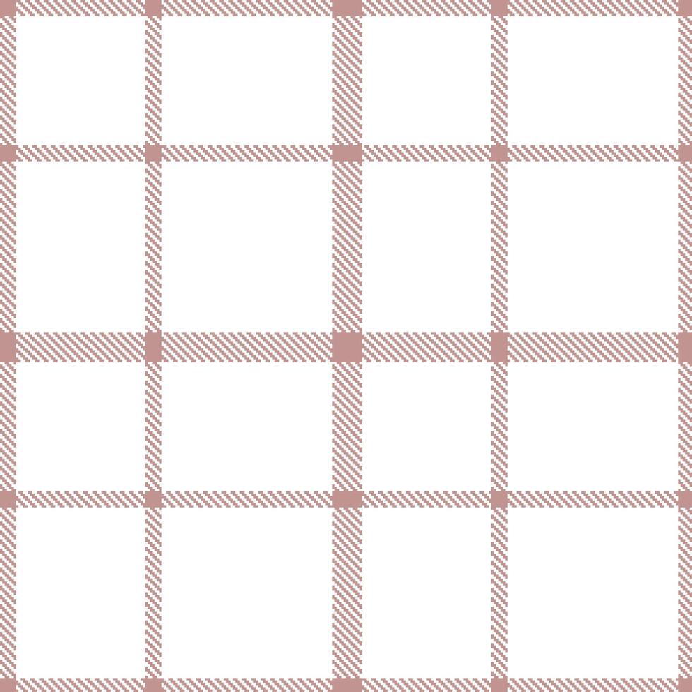 Modern Seamless Tartan in Pale Greyish Pink tones Textile Design vector