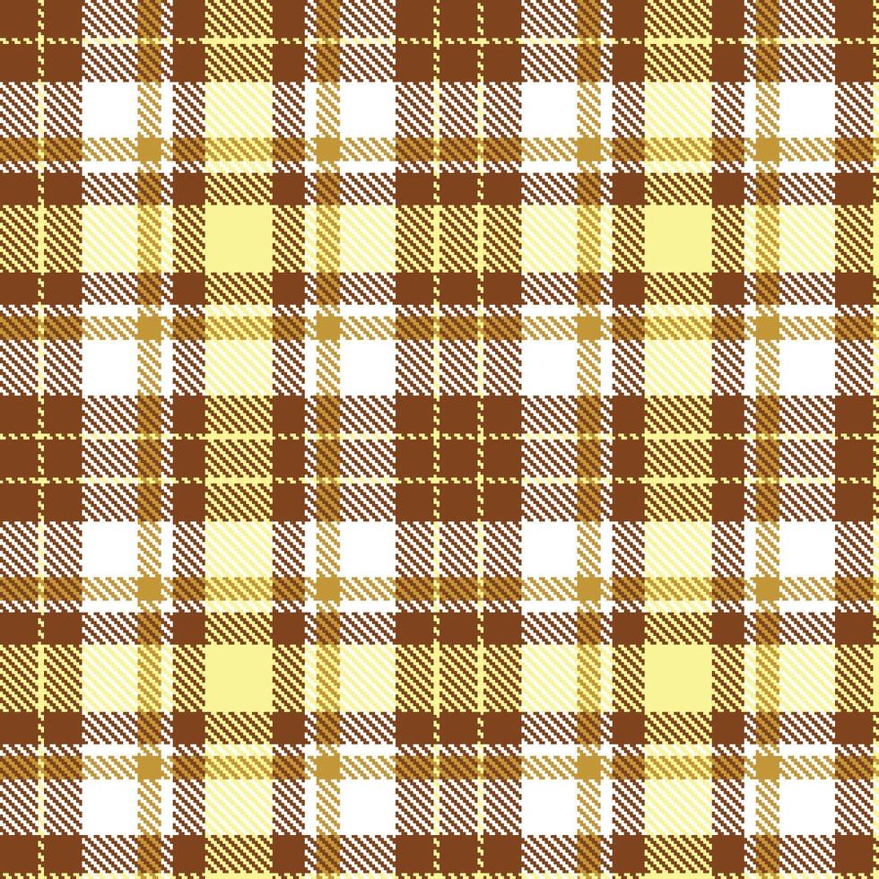 Modern Seamless Tartan in Pastel Milk Chocolate tones Textile Design vector