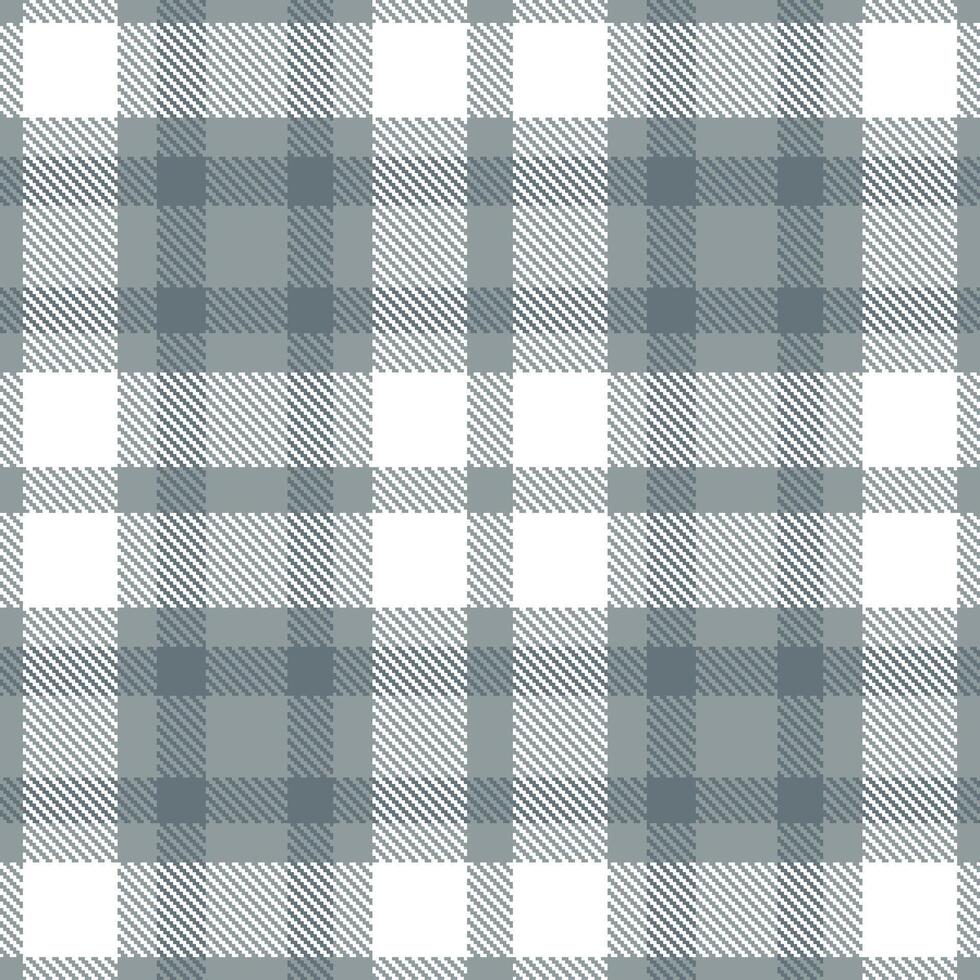 Modern Neon Cool Grey Seamless Tartan Textile Design vector