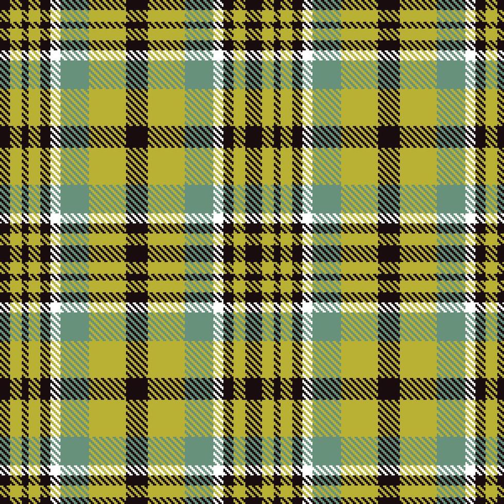 Modern Seamless Tartan in Muted Almost Black tones Textile Design 2 vector