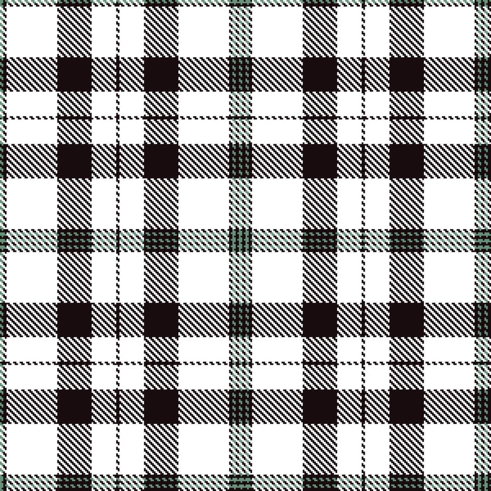 Modern Deep Almost Black Seamless Tartan Textile Design Variant 2799 vector