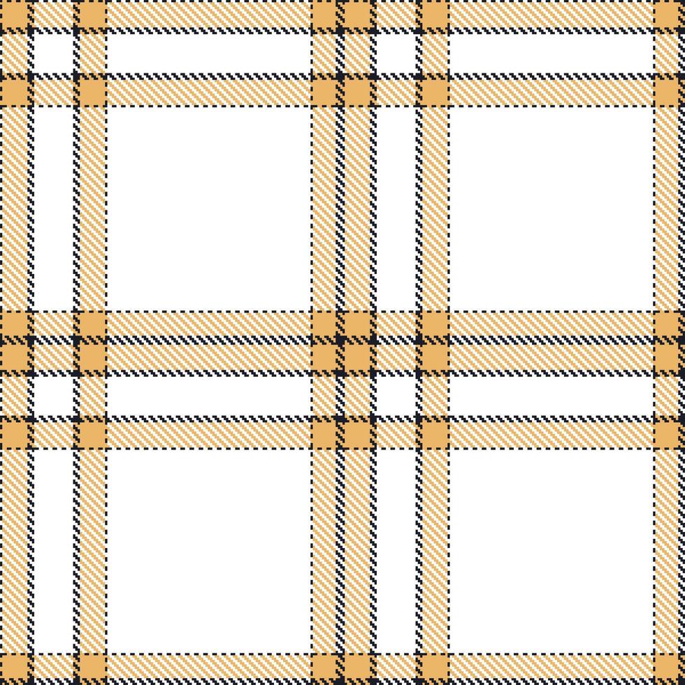 Dark Dark Seamless Tartan with Deep Desert accents Textile Design vector