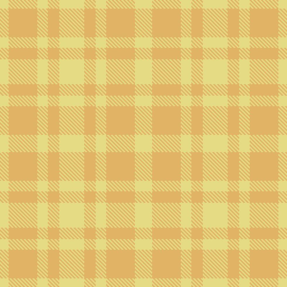 Pastel Sandy and Muted Desert Seamless Tartan Textile Design vector