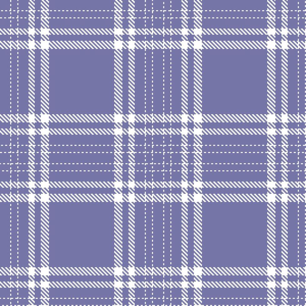 Modern Metallic Dark Lavender Seamless Tartan Textile Design vector