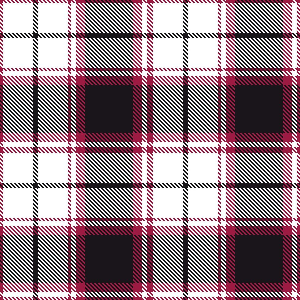 Modern Seamless Tartan in Smoky Cranberry tones Textile Design vector