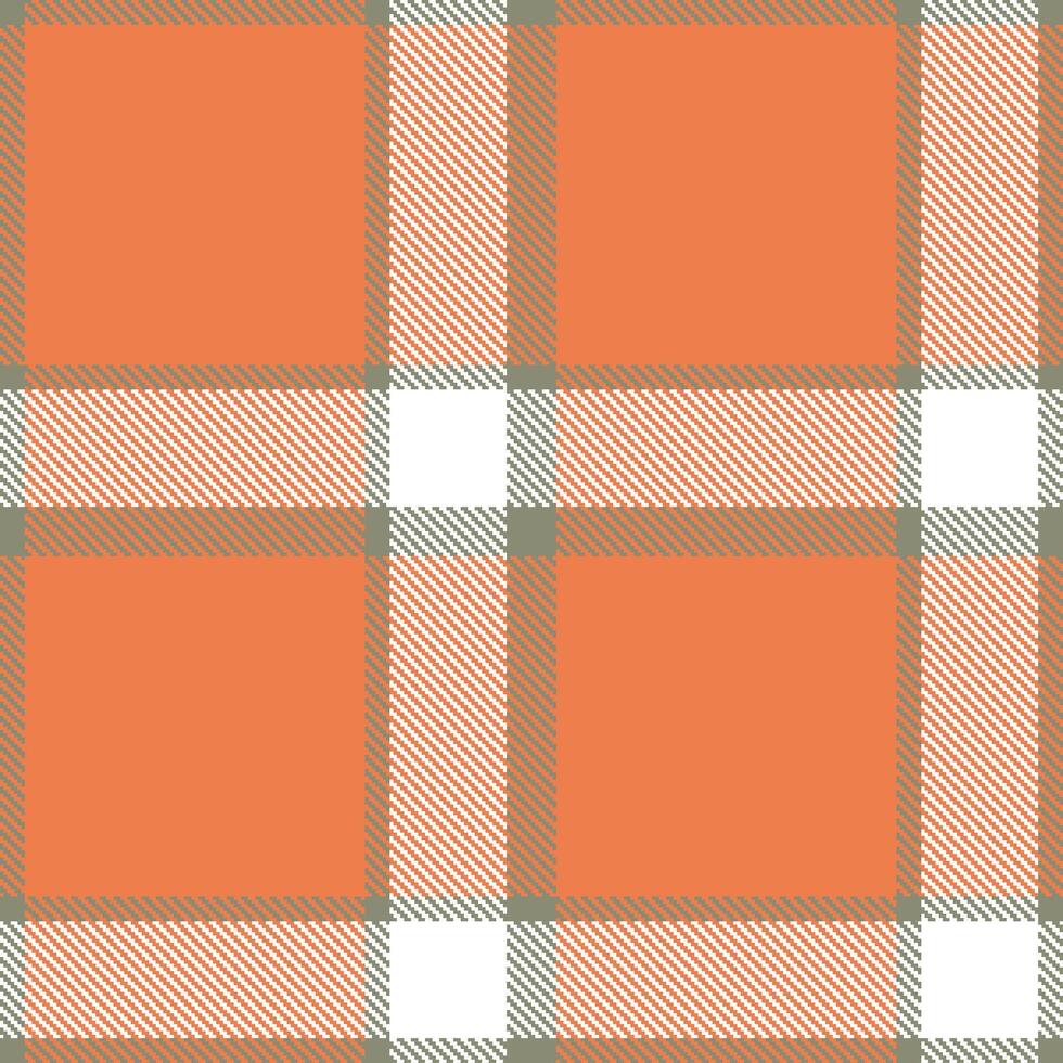 Modern Seamless Tartan in Light Brown Grey tones Textile Design vector