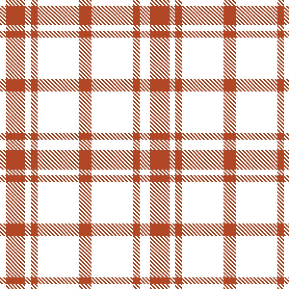 Modern Bright White Seamless Tartan Textile Design 2 vector
