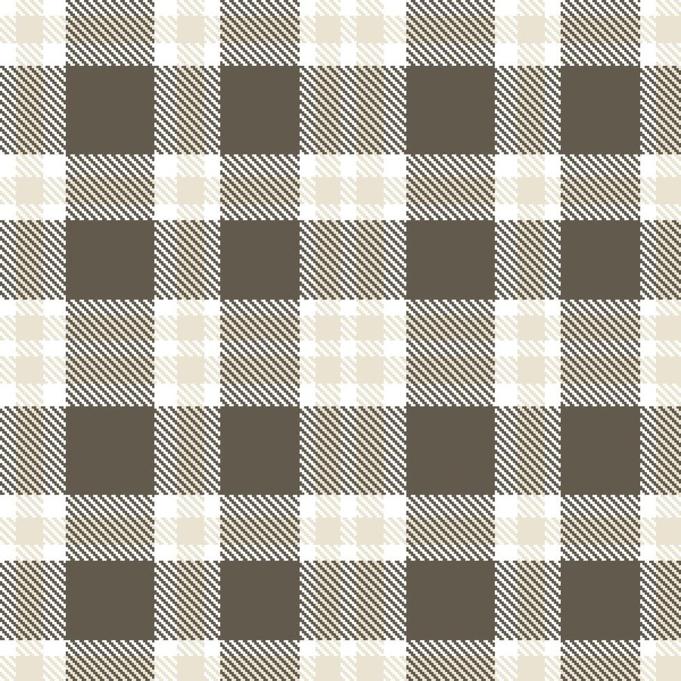 Light White Seamless Tartan with Vivid Light Grey accents Textile Design vector