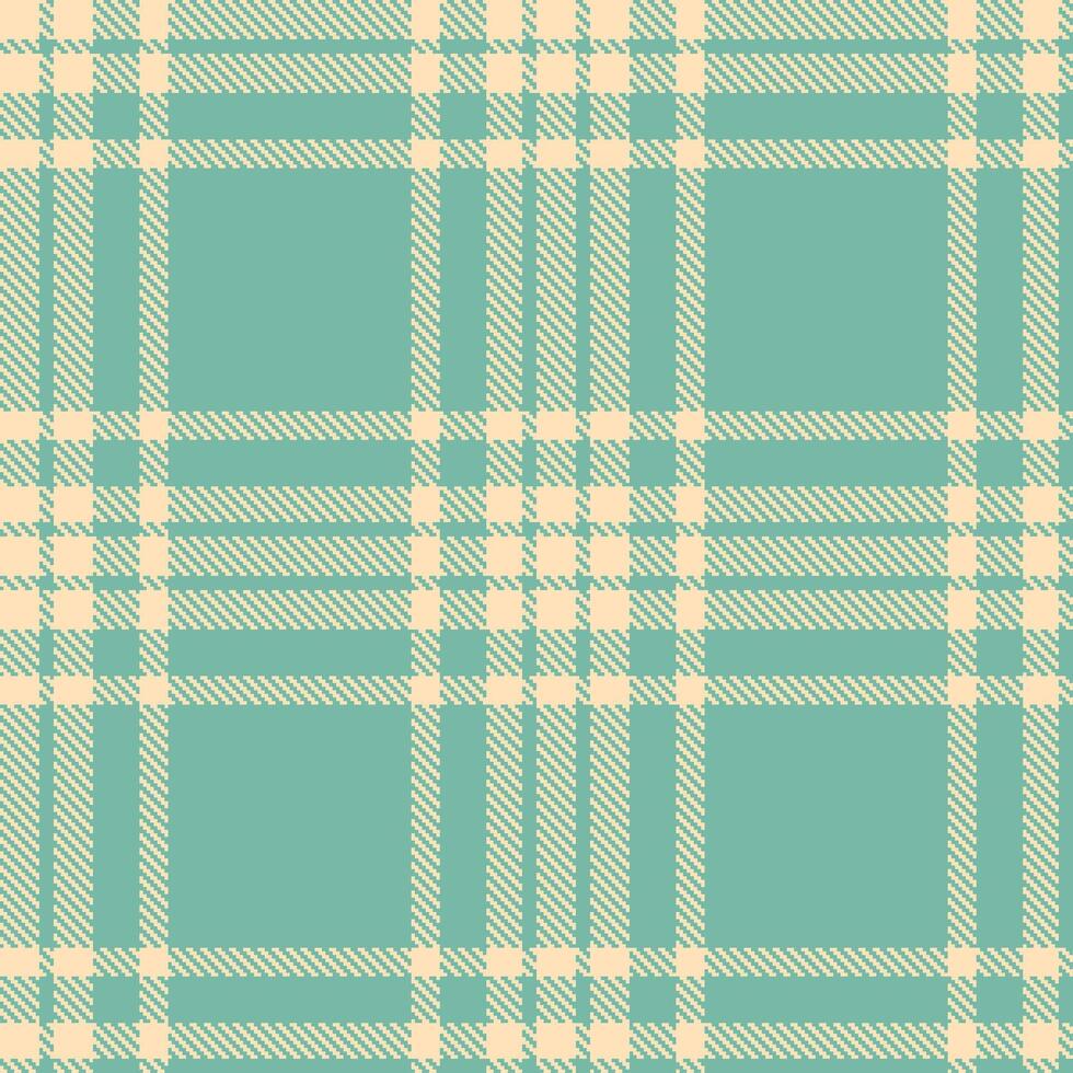 Modern Seamless Tartan in Vivid Light Peach tones Textile Design vector