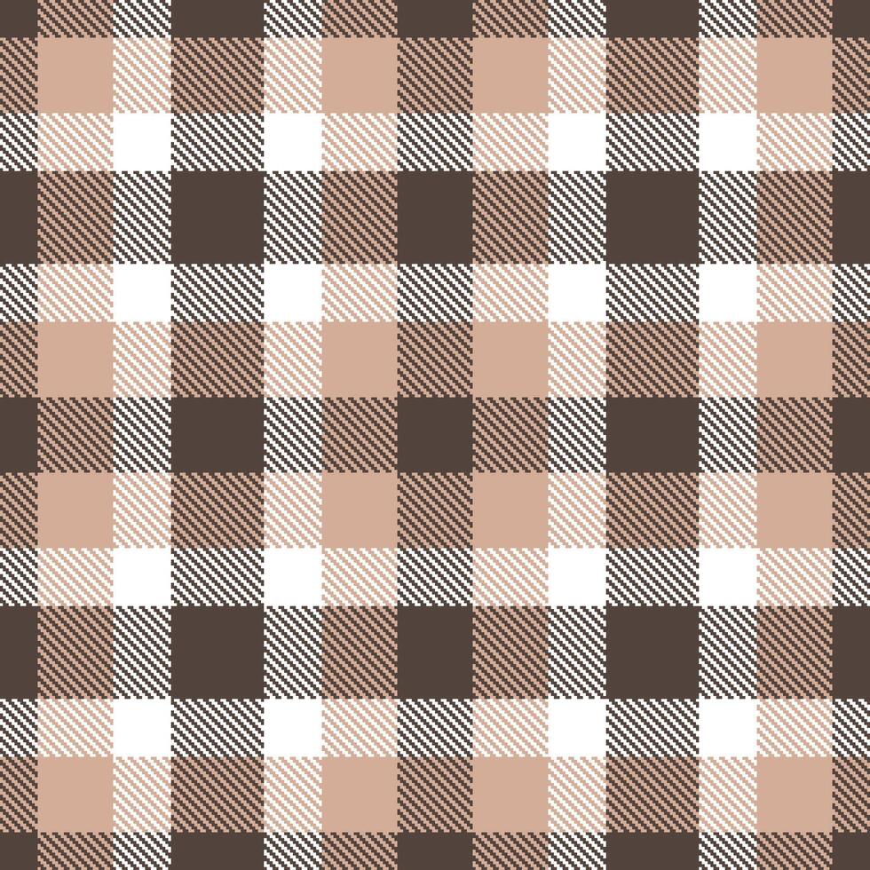 Modern Soft Charcoal Grey Seamless Tartan Textile Design vector
