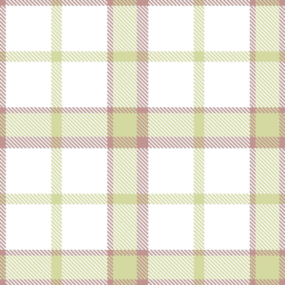 Modern Cool Greyish Pink Seamless Tartan Textile Design vector