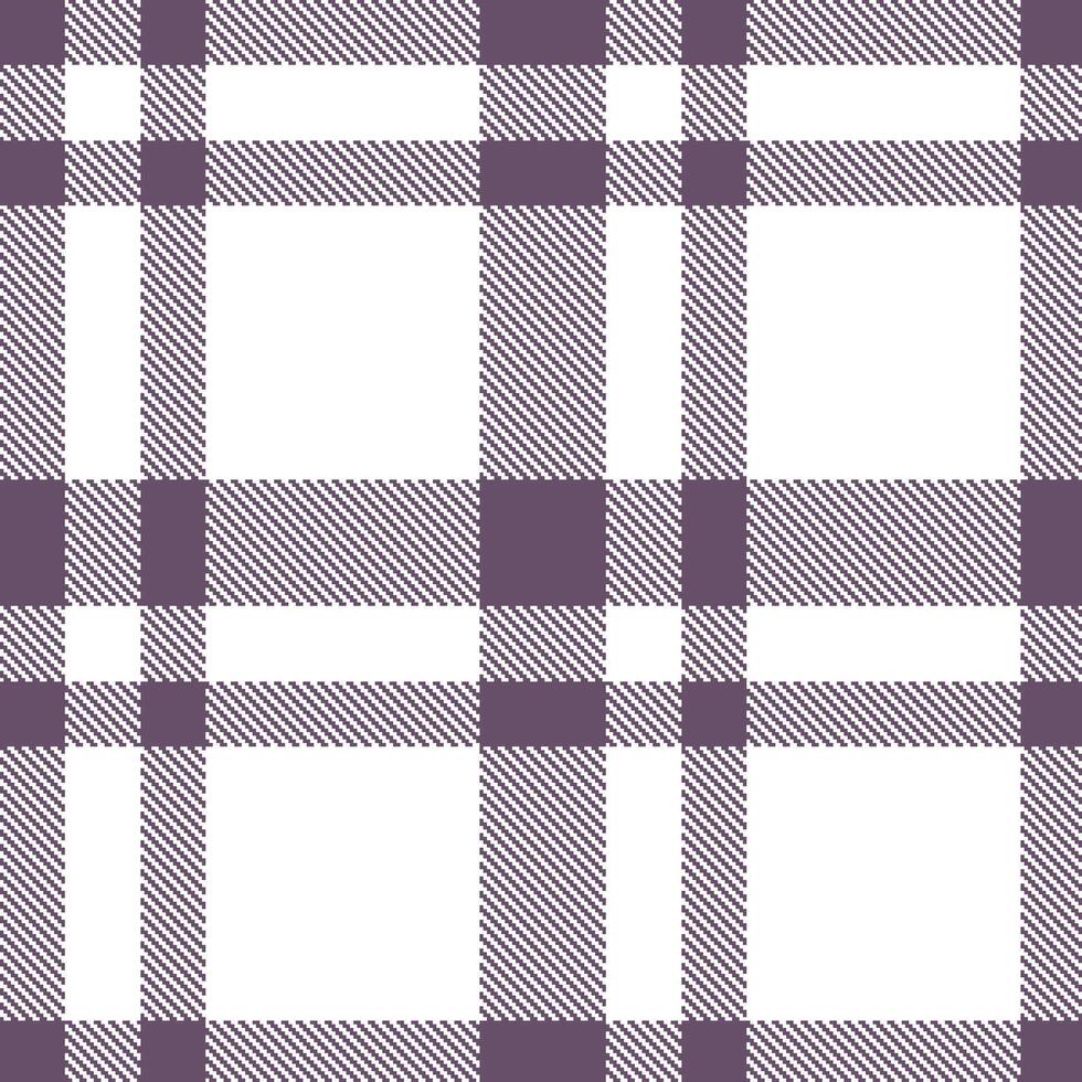 Modern Seamless Tartan in Soft Dirty Purple tones Textile Design vector