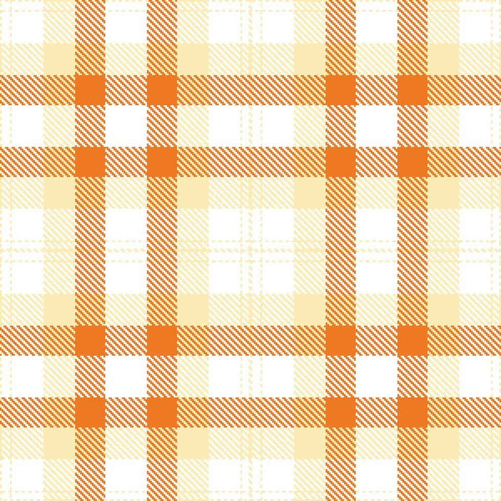 Modern Seamless Tartan in Cool Pale Peach tones Textile Design 2 vector
