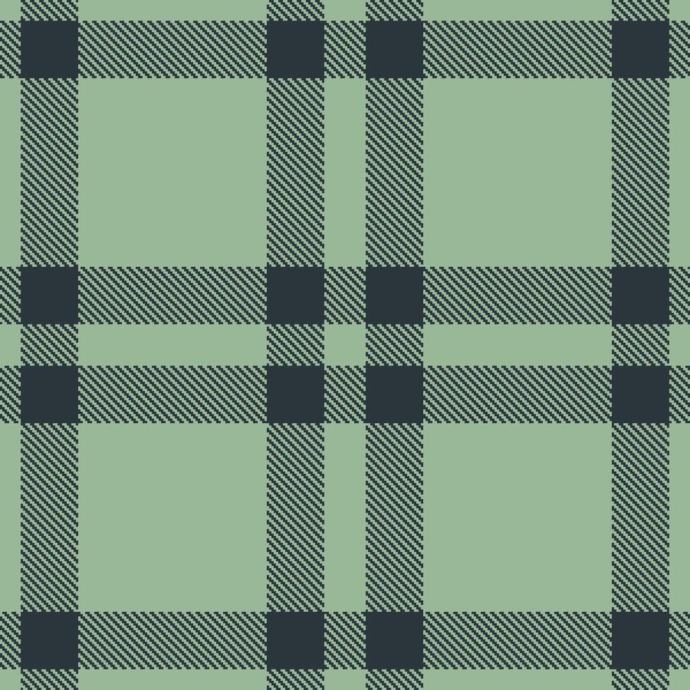 Modern Seamless Tartan in Bright Greenish Grey tones Textile Design 2 vector