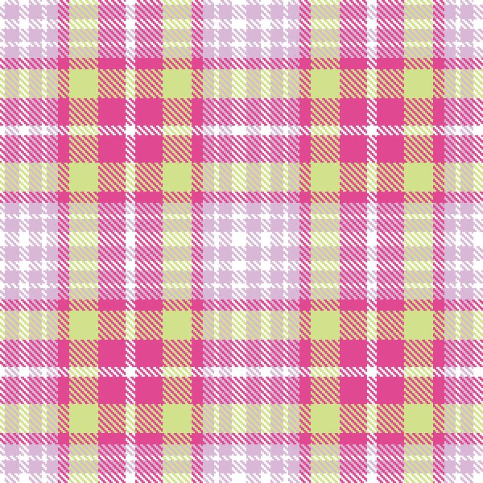 Modern Seamless Tartan in Neon White tones Textile Design Variant 537 vector