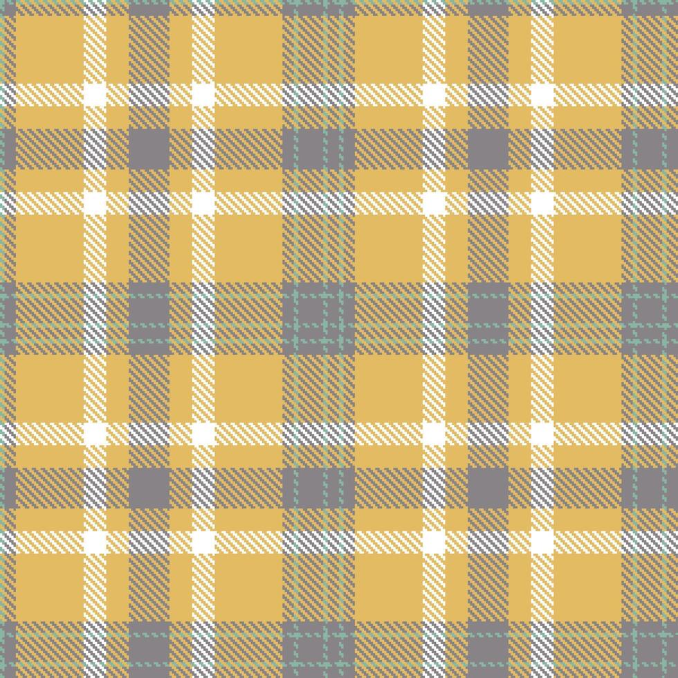 Pastel Medium Grey and Smoky Desert Seamless Tartan Textile Design vector