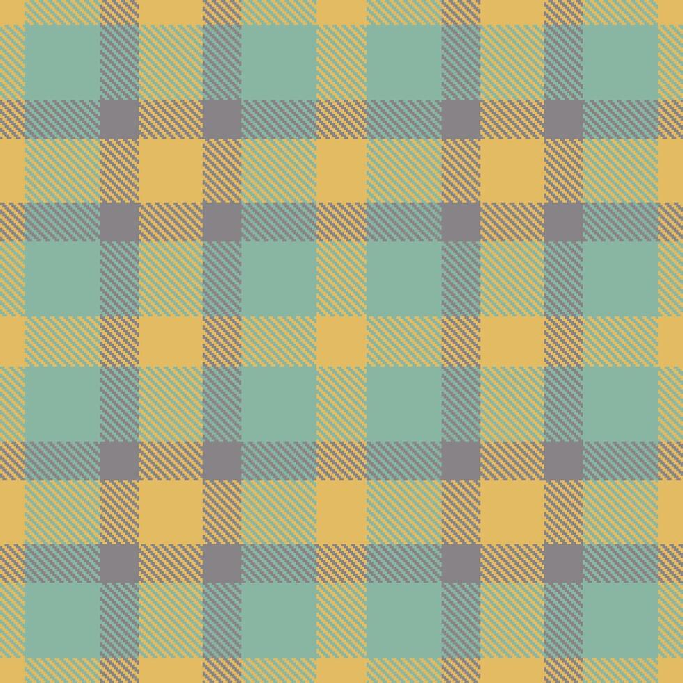 Modern Soft Desert Seamless Tartan Textile Design Variant 561 vector
