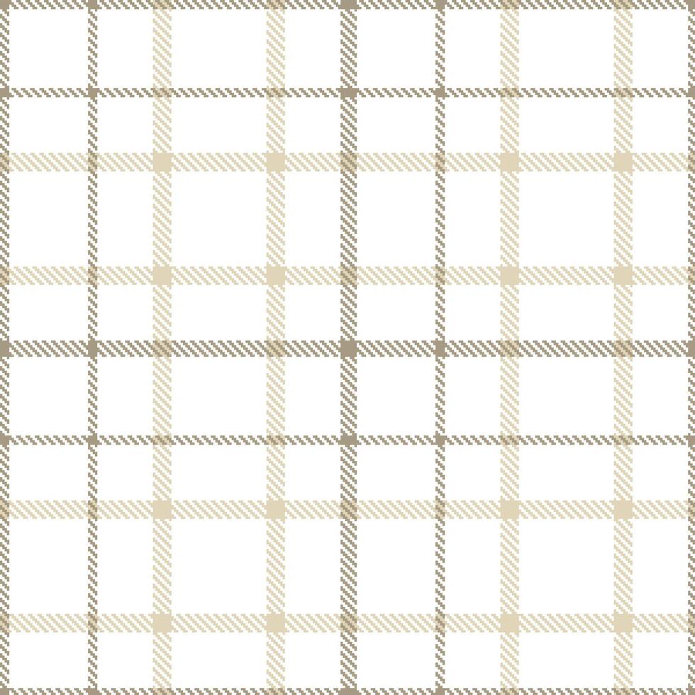 Modern Seamless Tartan in Vivid White tones Textile Design Variant 608 vector