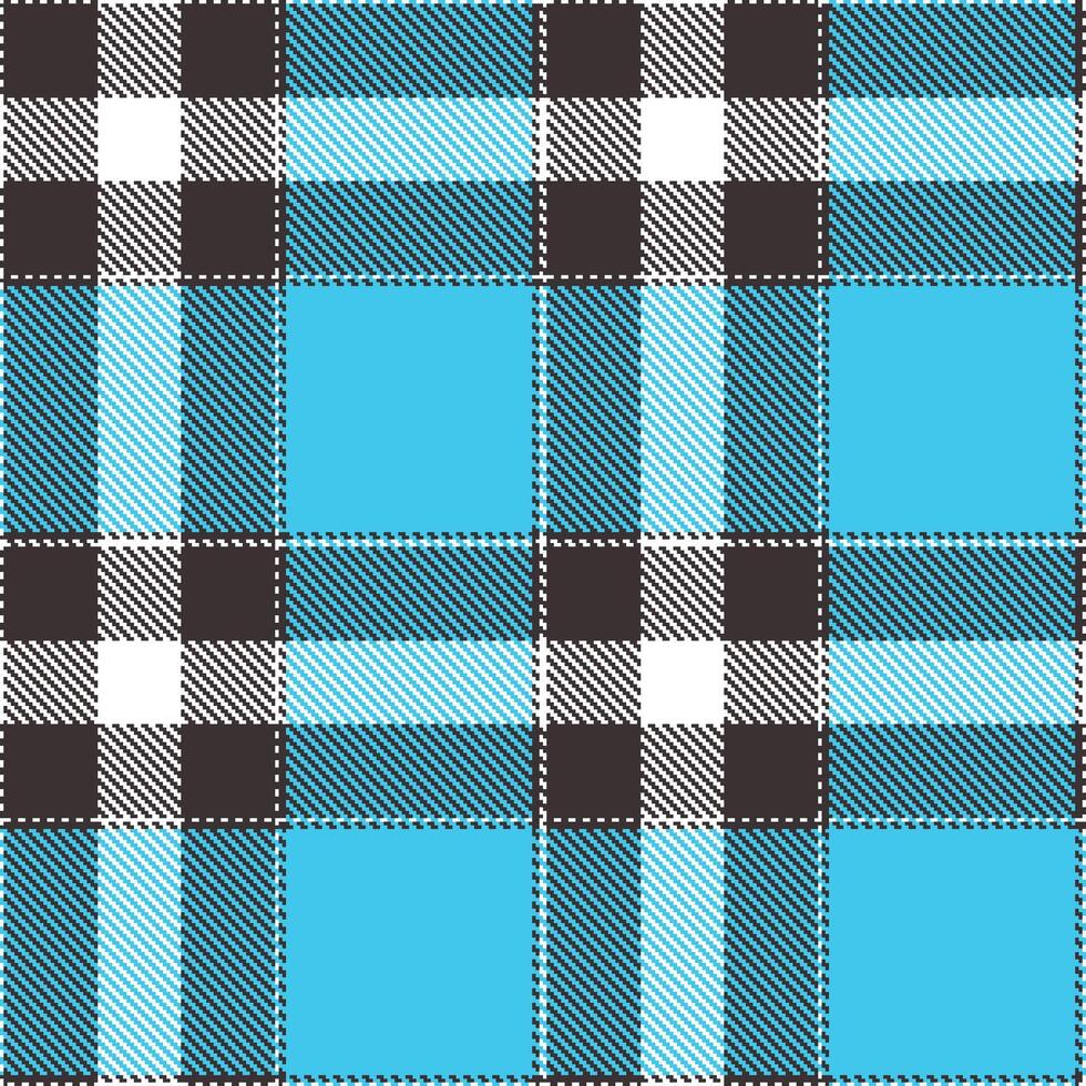 Modern Seamless Tartan in Pastel Dark Grey tones Textile Design vector