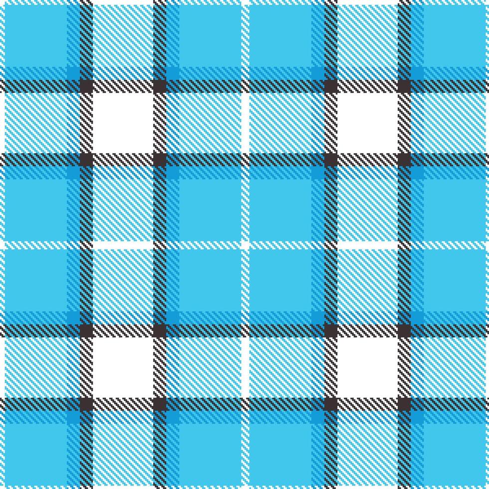 Modern Deep White Seamless Tartan Textile Design Variant 627 vector