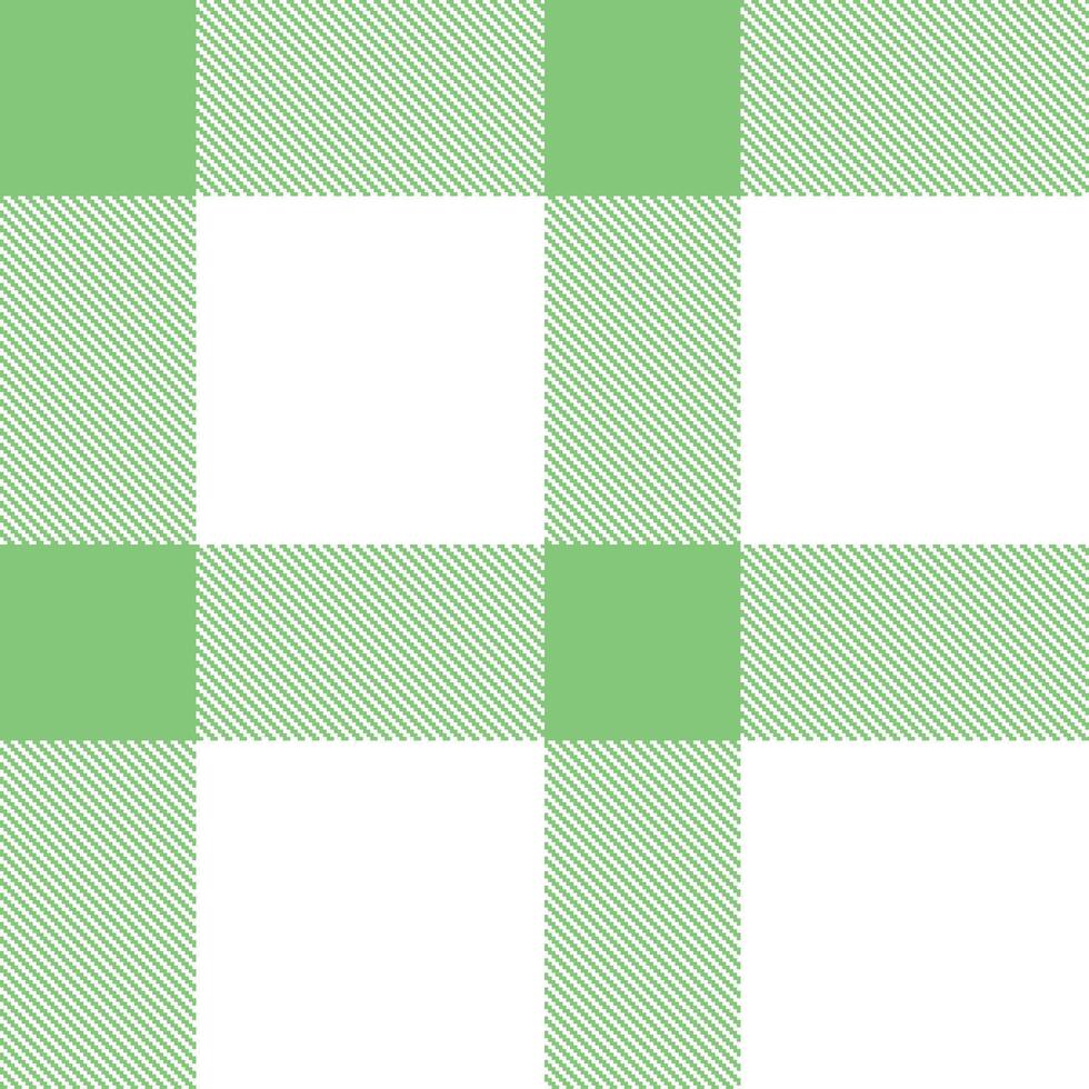 Modern Rich Mint Green Seamless Tartan Textile Design vector
