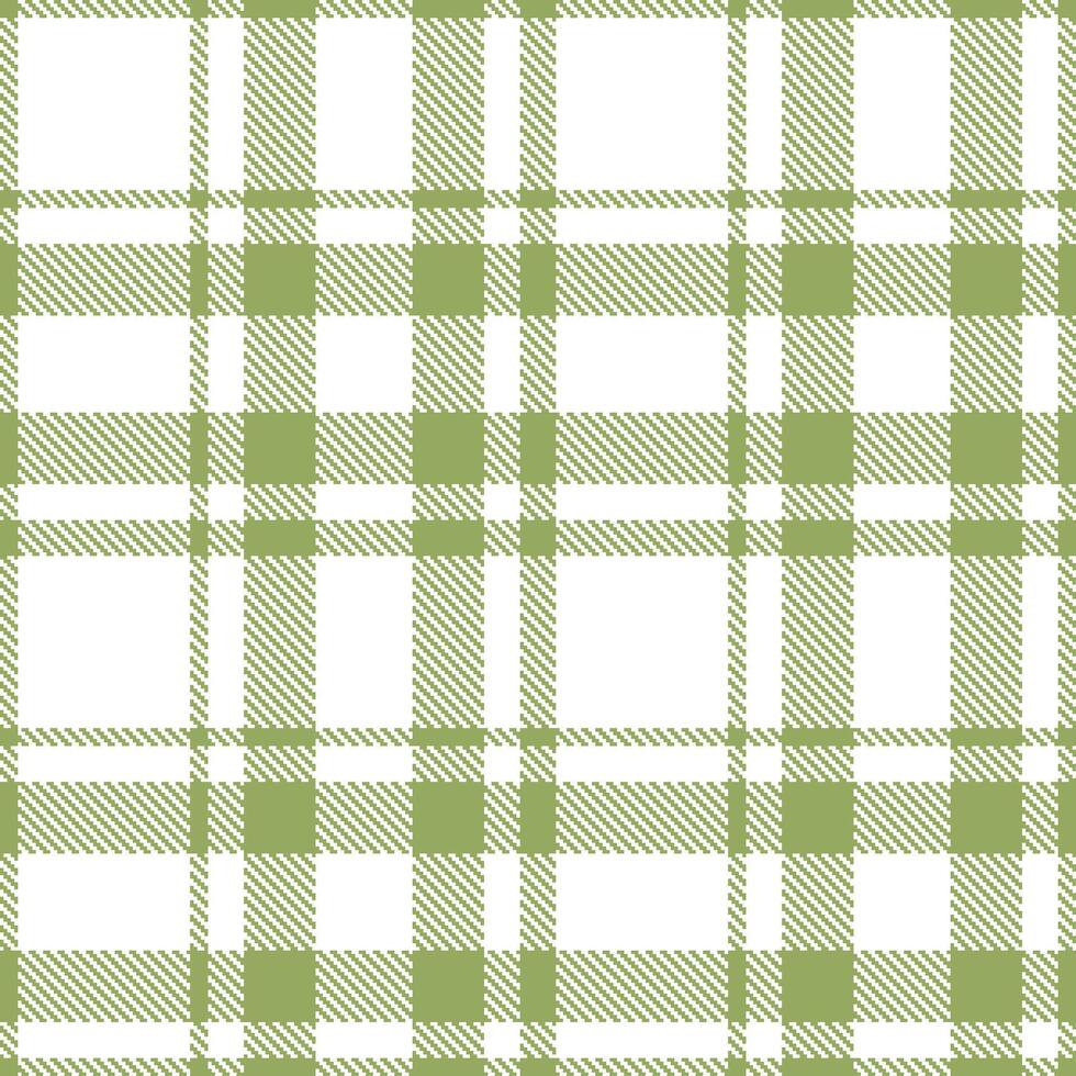 Modern Seamless Tartan in Dusty Tan Green tones Textile Design 2 vector