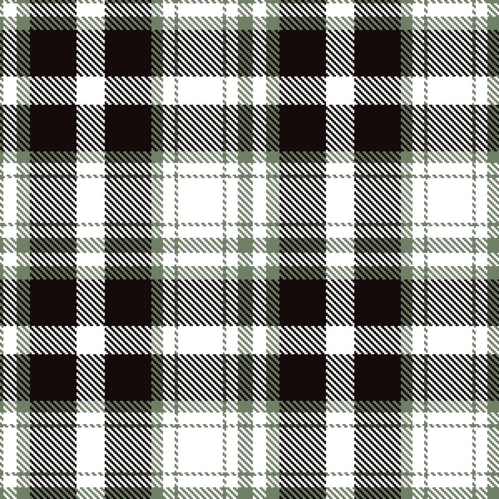 Modern Seamless Tartan in Iridescent Green Grey tones Textile Design 2 vector