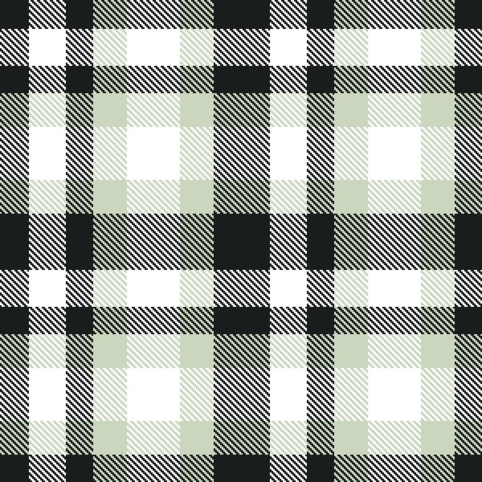 Modern Seamless Tartan in Neon Almost Black tones Textile Design Variant 909 vector