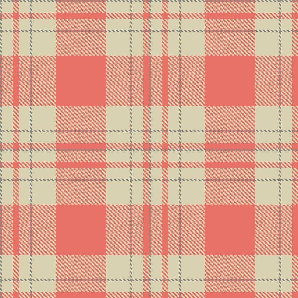 Modern Seamless Tartan in Rich Beige tones Textile Design Variant 1053 vector