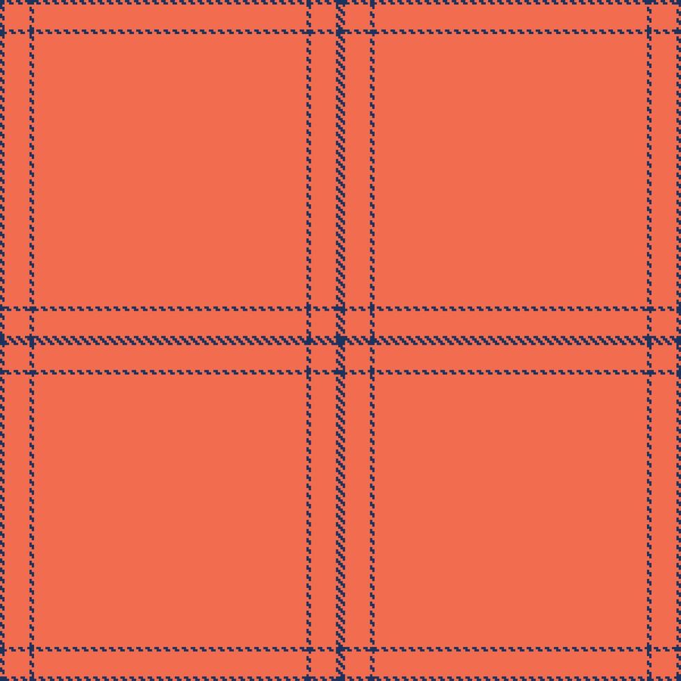 Modern Deep Marine Seamless Tartan Textile Design vector