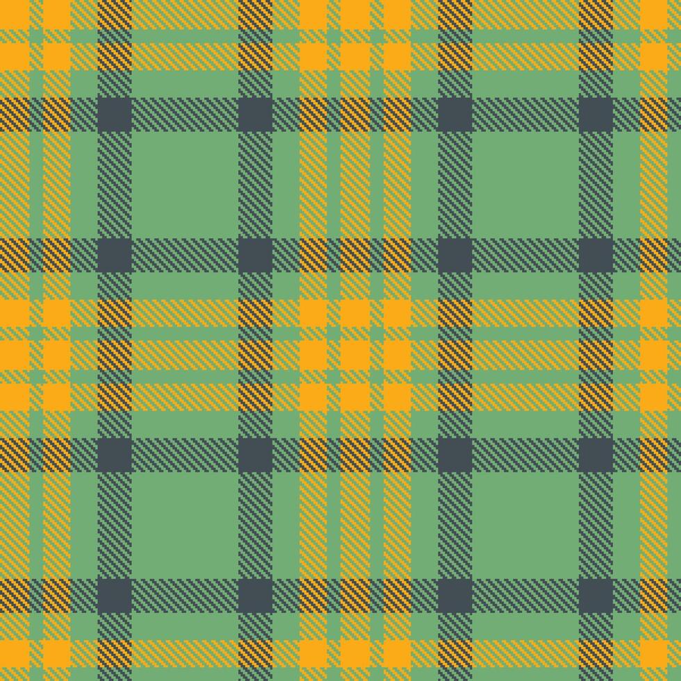 Modern Seamless Tartan in Cool Dusty Green tones Textile Design vector