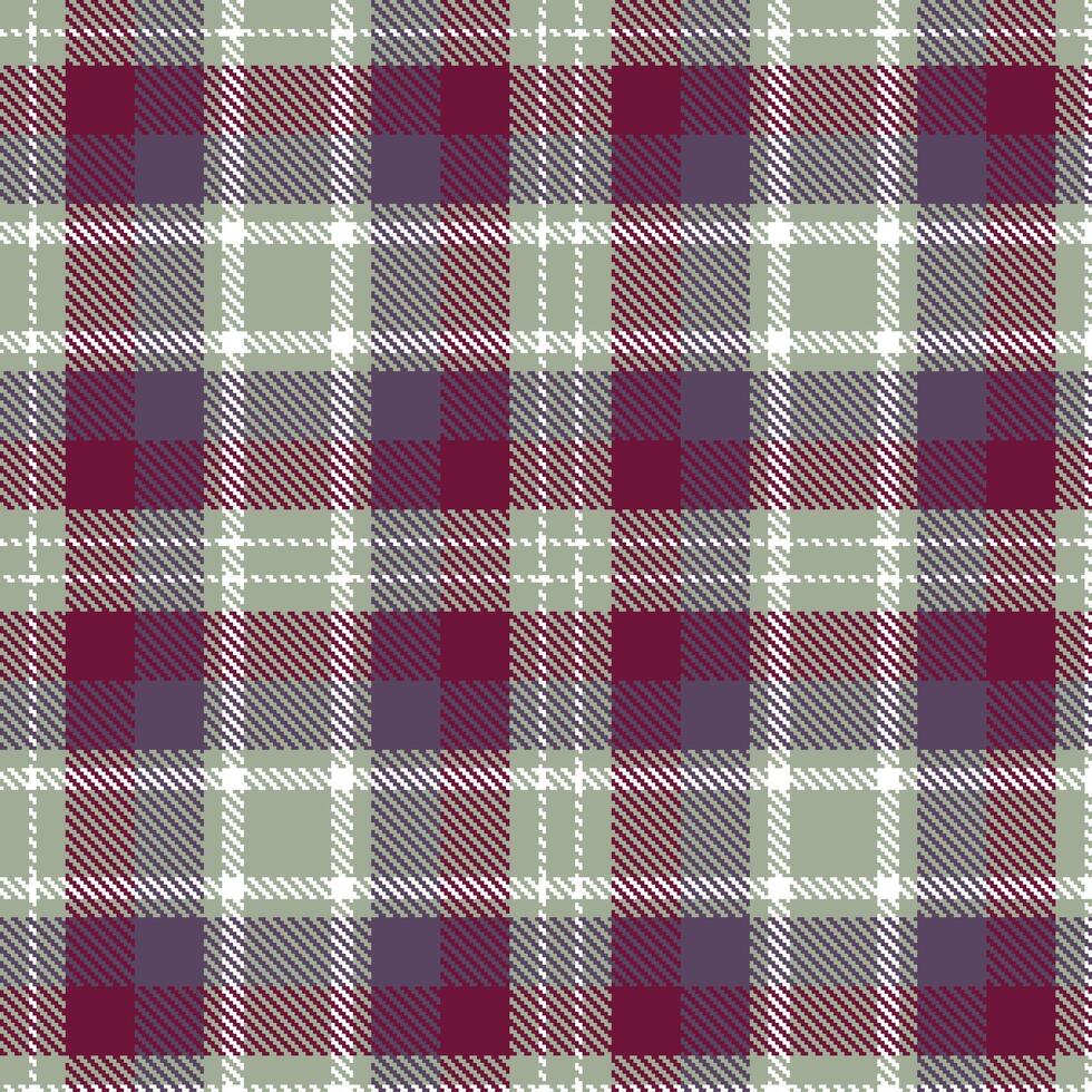 Modern Seamless Tartan in Pale Cement tones Textile Design vector