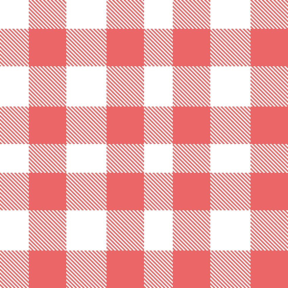 Iridescent White Seamless Tartan with Light Pastel Red accents Textile Design vector