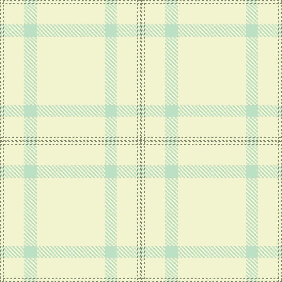 Modern Iridescent Eggshell Seamless Tartan Textile Design vector