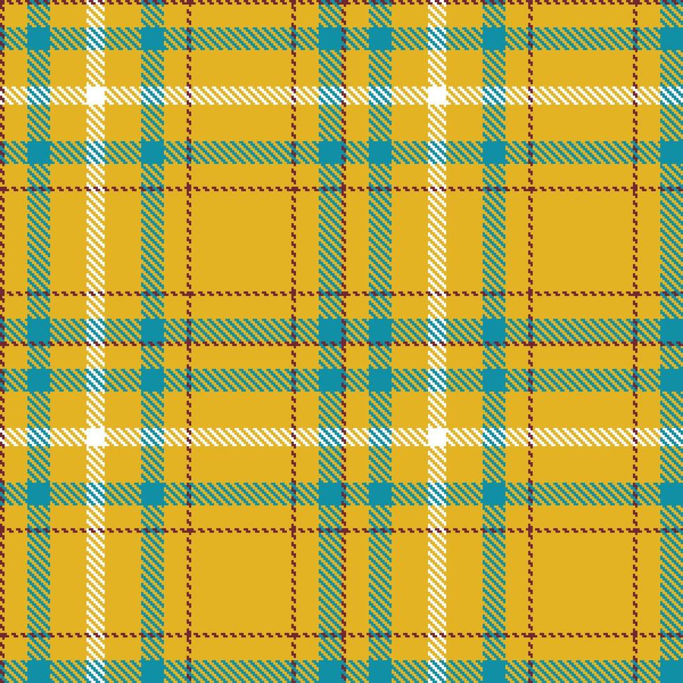 Modern Seamless Tartan in Cool Gold tones Textile Design vector