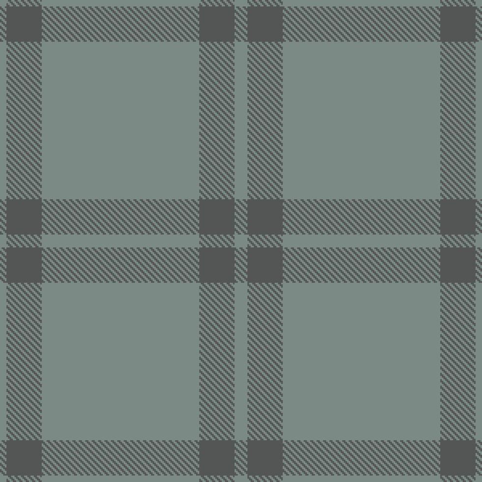 Modern Seamless Tartan in Dark Medium Grey tones Textile Design Variant 1239 vector