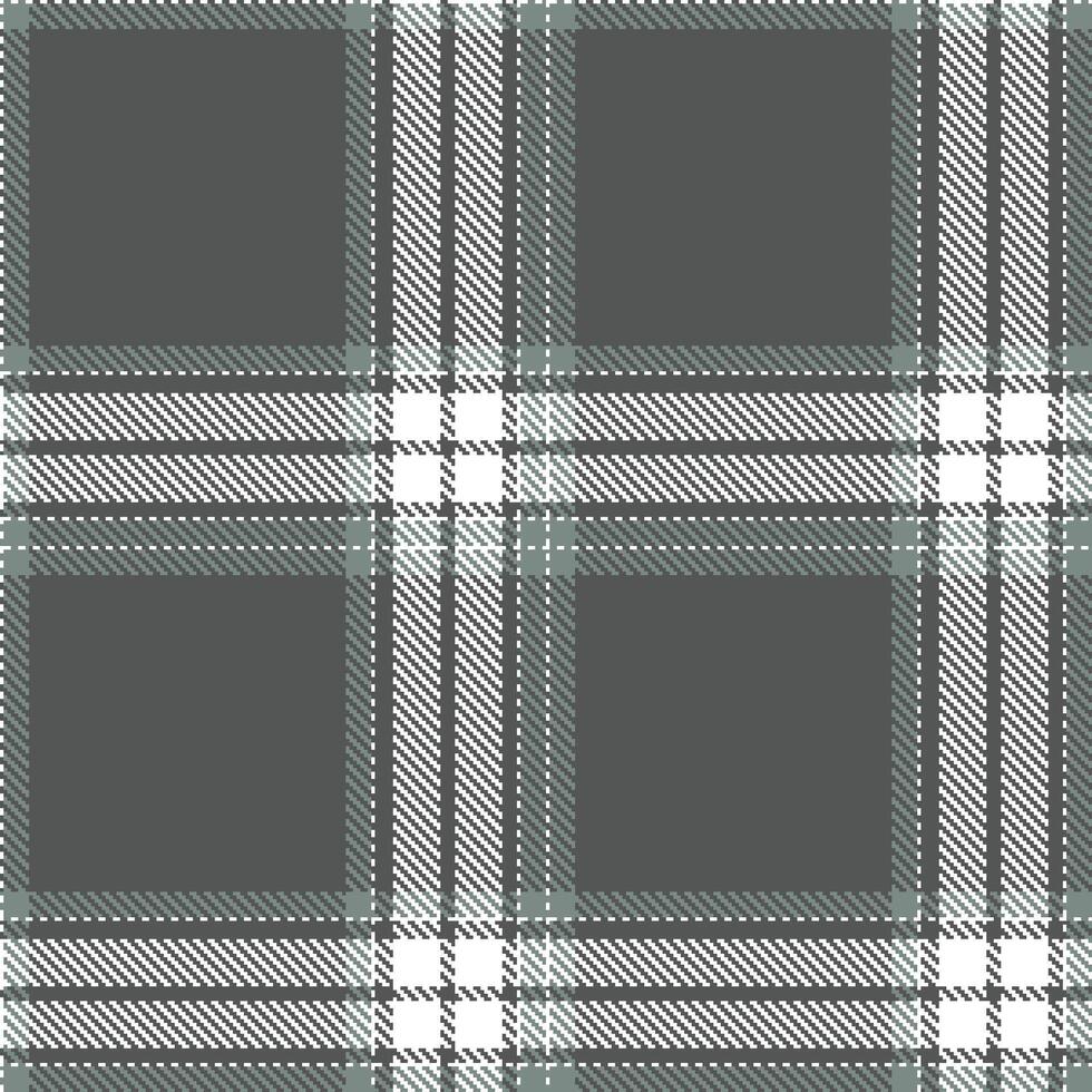 Modern Rich White Seamless Tartan Textile Design Variant 1243 vector