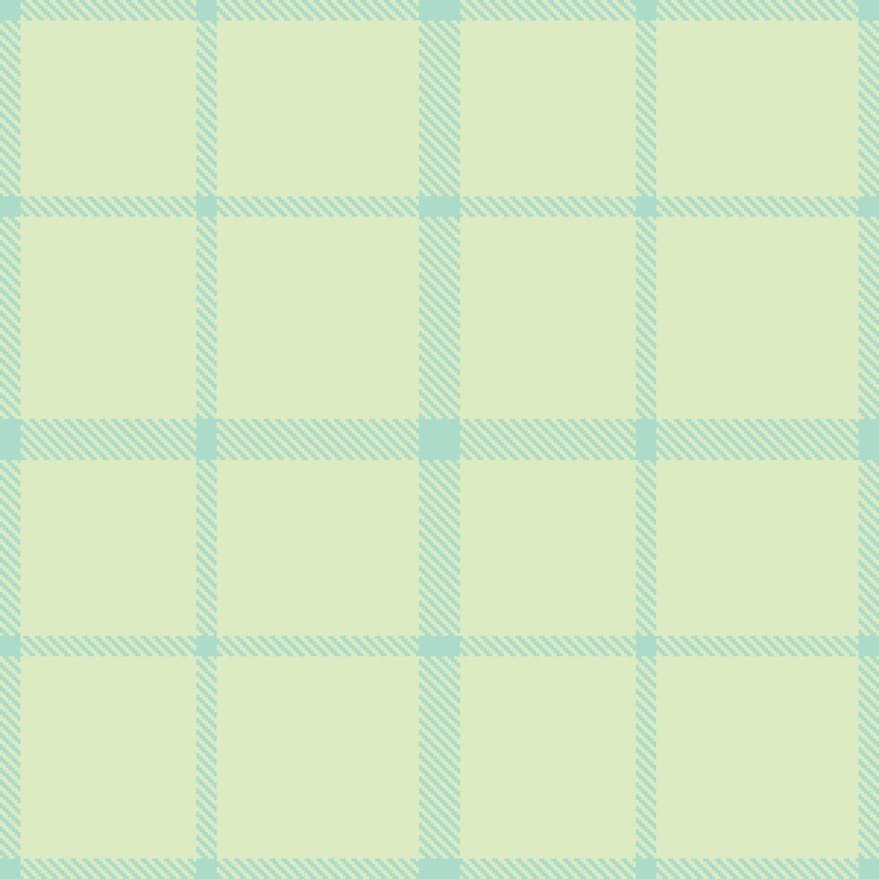 Modern Seamless Tartan in Dusty Pale Aqua tones Textile Design vector