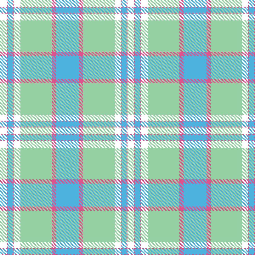 Modern Seamless Tartan in Metallic Darkish Pink tones Textile Design vector